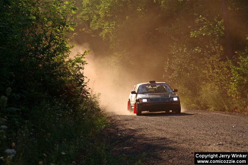 Maegan Burkart / Bryce Proseus Honda CRX Si on SS6, Norway North.