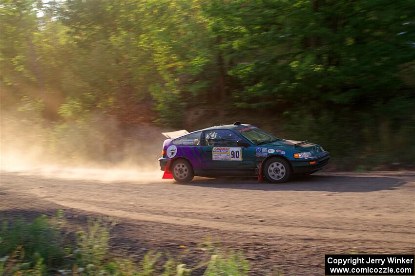 Maegan Burkart / Bryce Proseus Honda CRX Si on SS6, Norway North.