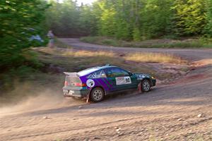 Maegan Burkart / Bryce Proseus Honda CRX Si on SS6, Norway North.