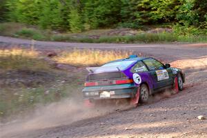 Maegan Burkart / Bryce Proseus Honda CRX Si on SS6, Norway North.