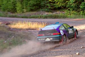 Maegan Burkart / Bryce Proseus Honda CRX Si on SS6, Norway North.