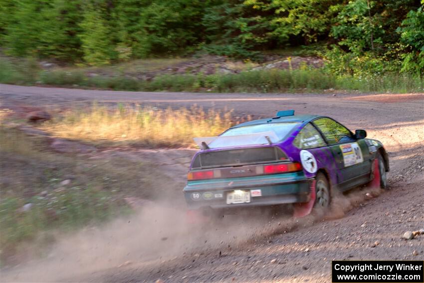Maegan Burkart / Bryce Proseus Honda CRX Si on SS6, Norway North.