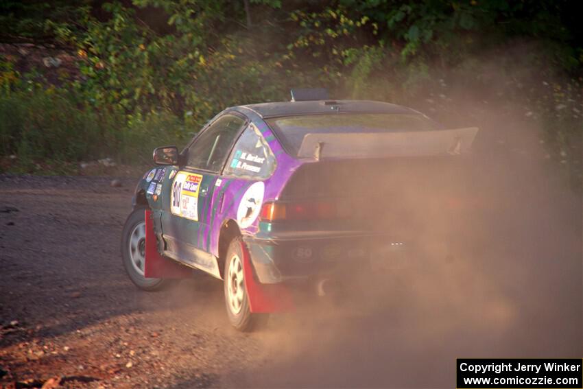 Maegan Burkart / Bryce Proseus Honda CRX Si on SS6, Norway North.