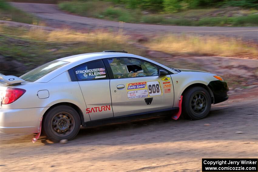 Gary Klein / Sam Strickhouser Saturn Ion Redline on SS6, Norway North.