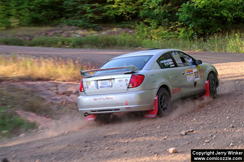 Gary Klein / Sam Strickhouser Saturn Ion Redline on SS6, Norway North.
