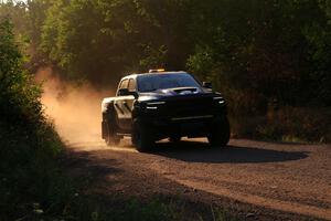A RAM 1500 pickup sweeps SS6, Norway North.