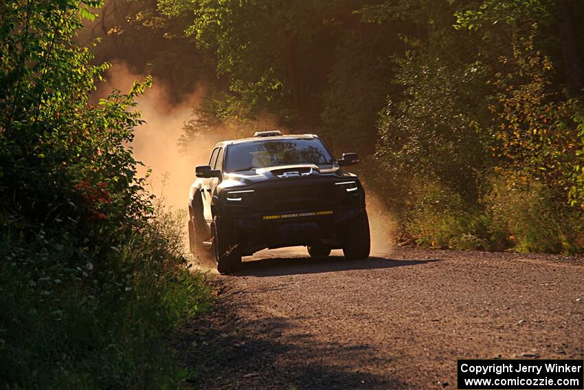 A RAM 1500 pickup sweeps SS6, Norway North.