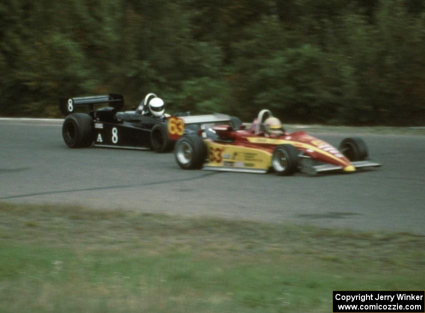 Matt Eskuri's Ralt RT-5 Super Vee and Tom Mangan's Ralt RT-4 ran in Formula Atlantic