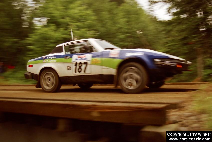 John Shirley / Rob Hughes Triumph TR7 on SS4 (East Town E.)