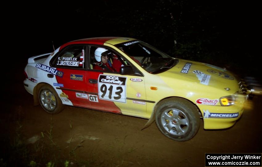 Janusz Jastrzebski / Kazimierz Pudelek Subaru Impreza on SS4 (East Town E.)