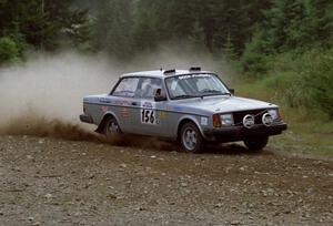 Don Paulsen / Charles Paulsen Volvo 240 on SS7 (Parmachenee East)