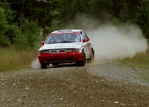 Arthur Wojcik / Chuck Cox Mitsubishi Galant VR-4 on SS7 (Parmachenee East)