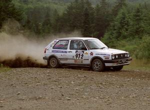 Liz Campbell / Karen Houghton VW GTI on SS7 (Parmachenee East)