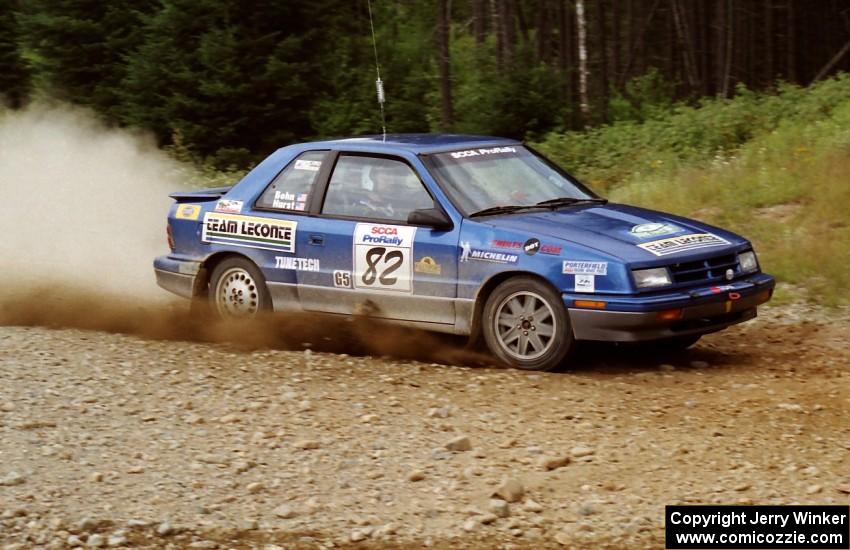 Mike Hurst / Rob Bohn Dodge Shadow GT on SS6 (Parmachenee West)