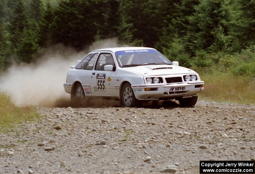 Colin McCleery / Jeff Secor Ford Merkur XR4Ti on SS7 (Parmachenee East)