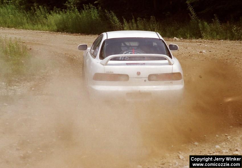 William Bacon / Alan Grant Acura Integra Type-R on SS6 (Parmachenee West)