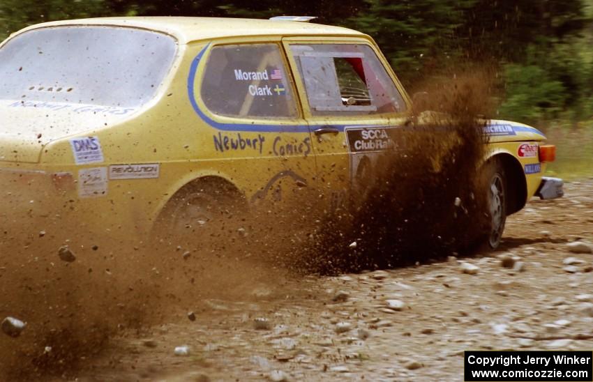 Geoff Clark / Chris Morand SAAB 99 on SS7 (Parmachenee East)