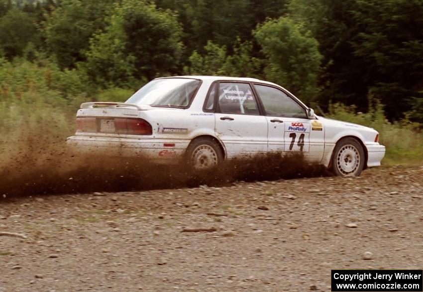 Ramana Lagemann / Bill Washburn Mitsubishi Galant VR-4 on SS7 (Parmachenee East)