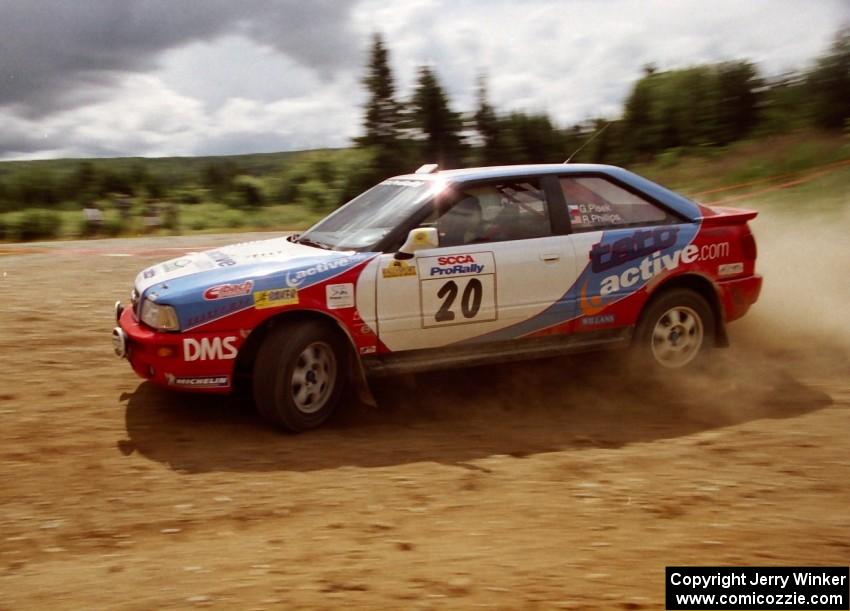 George Plsek / Ronan Burke Audi S2 Quattro on SS6 (Parmachenee West)