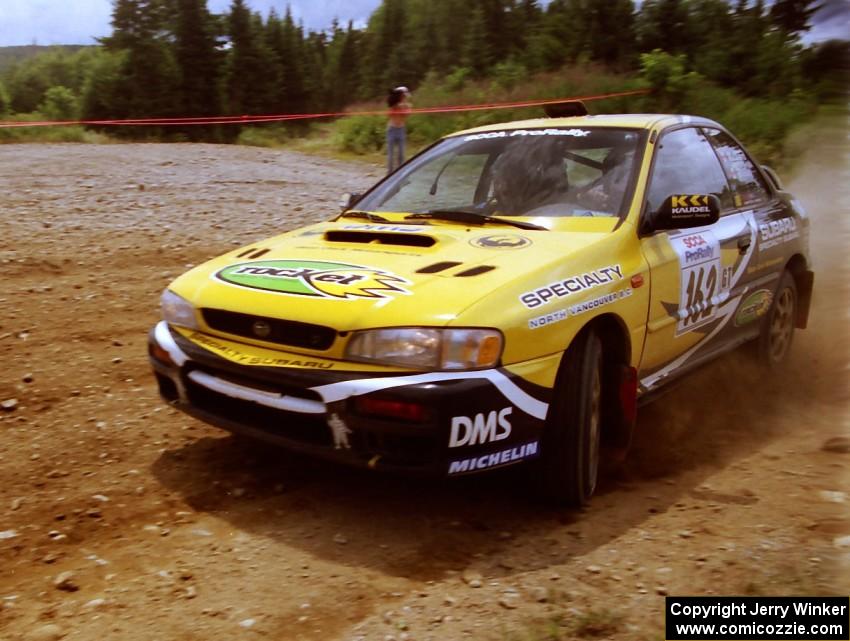 Pat Richard / Ben Bradley Subaru Impreza 2.5RS on SS6 (Parmachenee West)