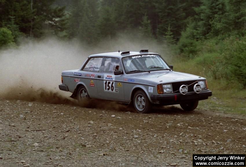 Don Paulsen / Charles Paulsen Volvo 240 on SS7 (Parmachenee East)