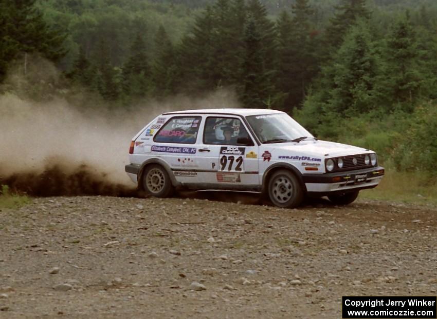 Liz Campbell / Karen Houghton VW GTI on SS7 (Parmachenee East)