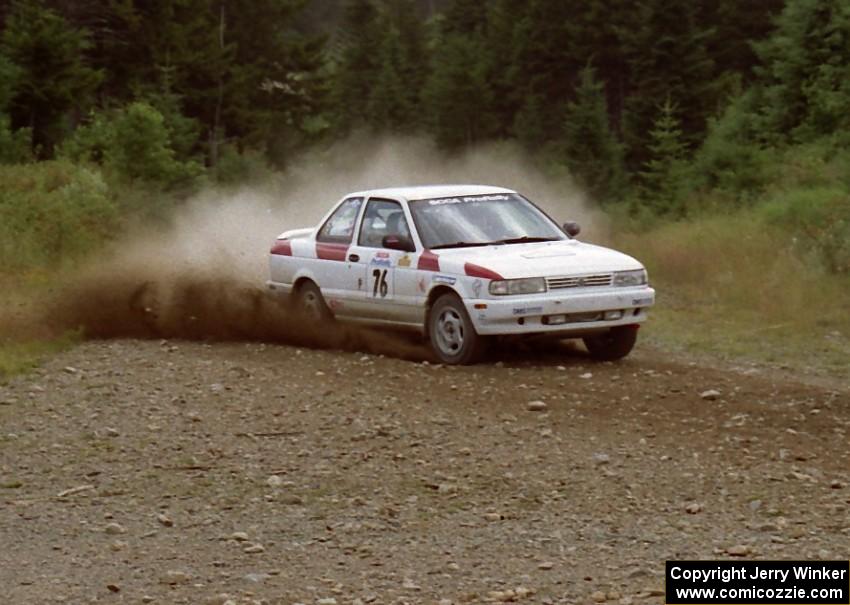 Ted Mendham / Lise Mendham Nissan Sentra SE-R on SS7 (Parmachenee East)