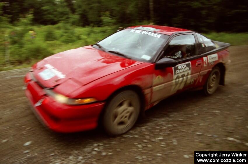 Brendan Cunningham / Paul McClean Eagle Talon finishes SS9 (Magalloway Long)