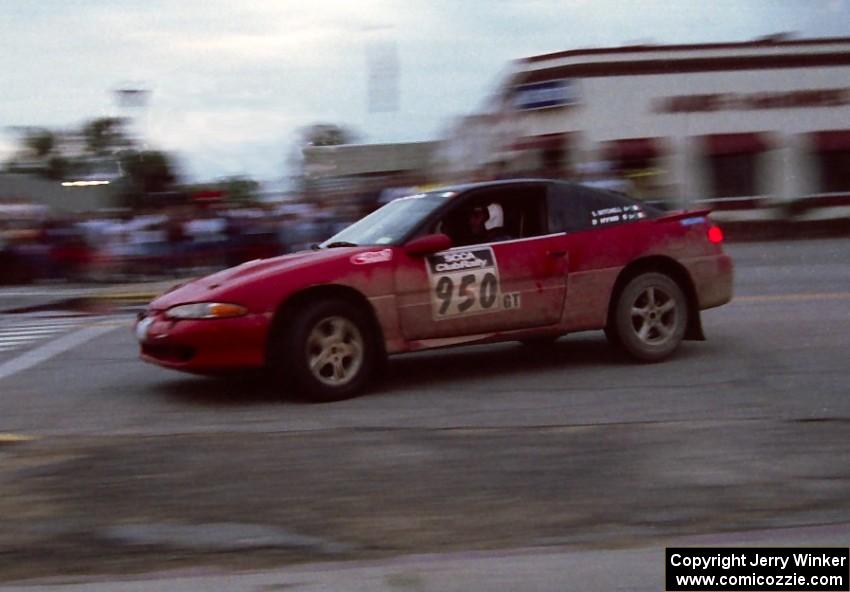 Shane Mitchell / Damien Hynds Eagle Talon on SS10 (In Town)