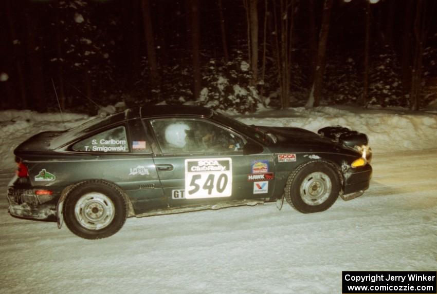 Tim Smigowski / Scott Carlborn Mitsubishi Eclipse on SS7 (Hunters)