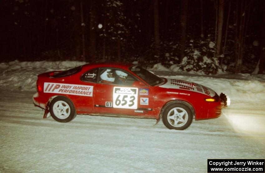 Charles Kothe / Andrew Alvarado Toyota Celica All-Trac on SS7 (Hunters)