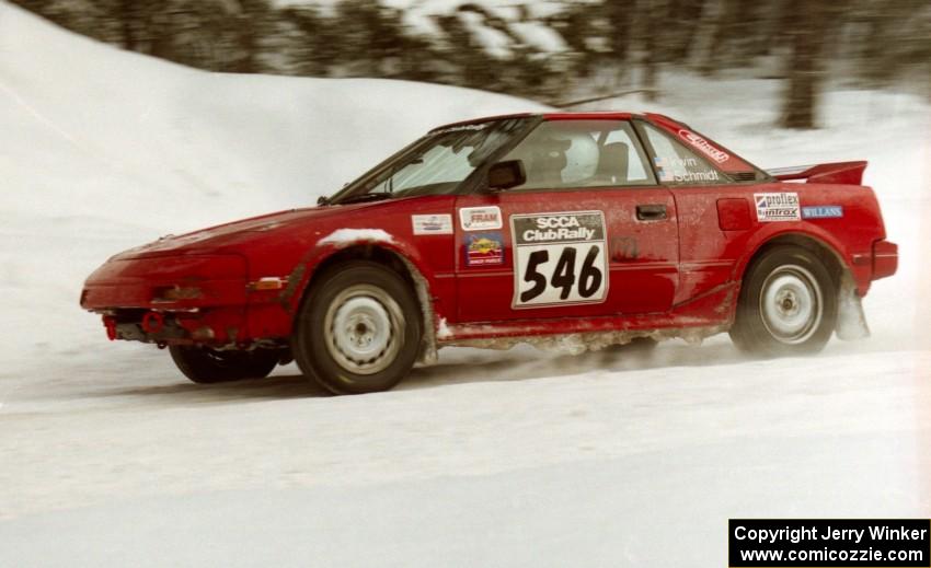 Phil Schmidt / Steve Irwin Toyota MR2 on SS8 (Rouse)