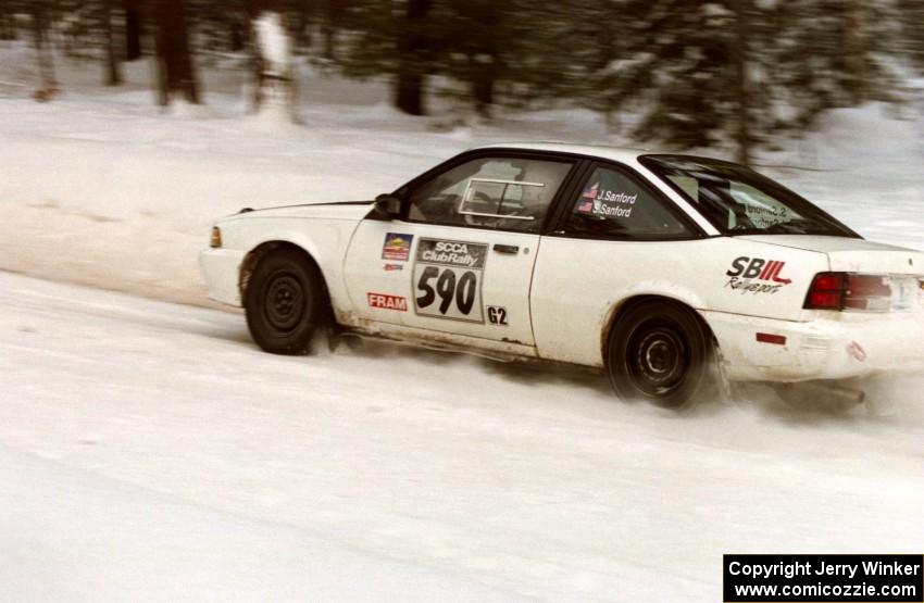 Joel Sanford / Scott Sanford Chevy Cavalier on SS8 (Rouse)