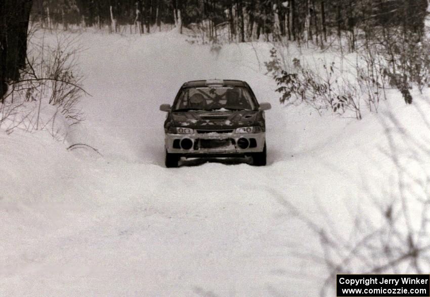 Dennis Martin / Kim DeMotte Mitsubishi Lancer Evo IV on SS10 (Beechler)