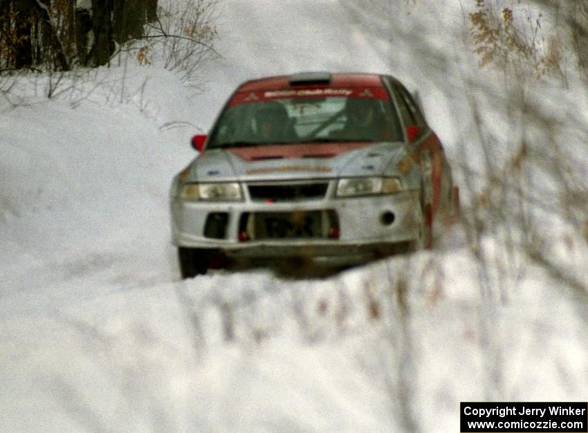 Nick Korpal / Eric Schleicher Mitsubishi Lancer Evo 6.5 on SS10 (Beechler)