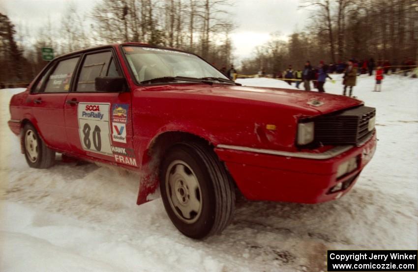 Jon Kemp / Rod Hendricksen Audi 4000 Quattro on SS15 (Hungry 5 I)