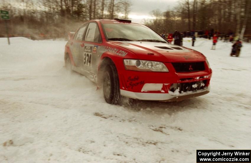 Leon Styles / John Dillon Mitsubishi Lancer Evo VII on SS15 (Hungry 5 I)