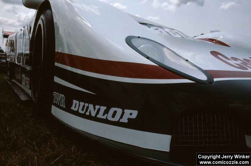 Tom Walkinshaw Racing Jaguar XJR-9 on display