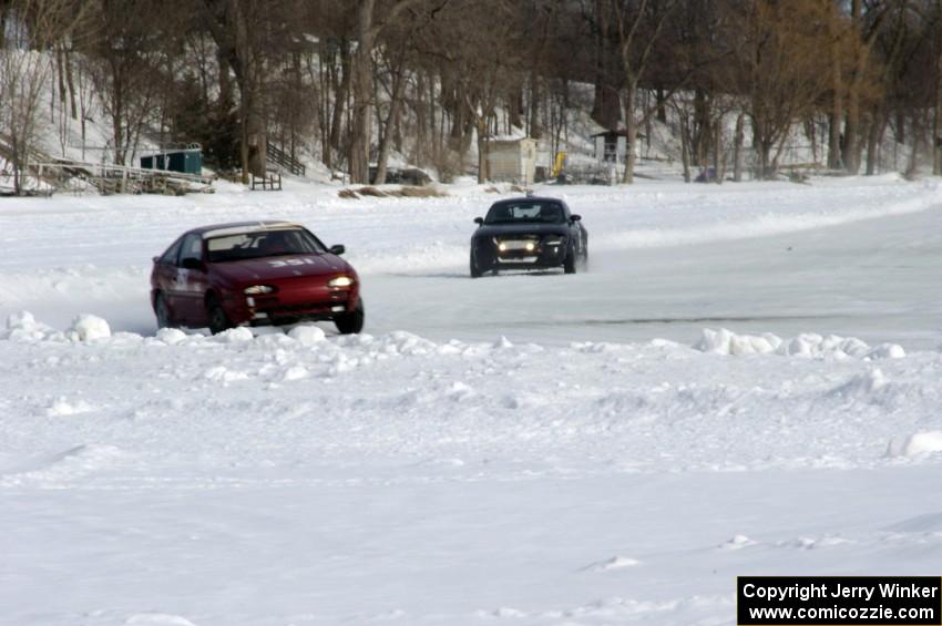 Andy Orr / Scott Nielson Nissan NX2000 and Cody Reinhofer / Chad Reinhofer Audi TT