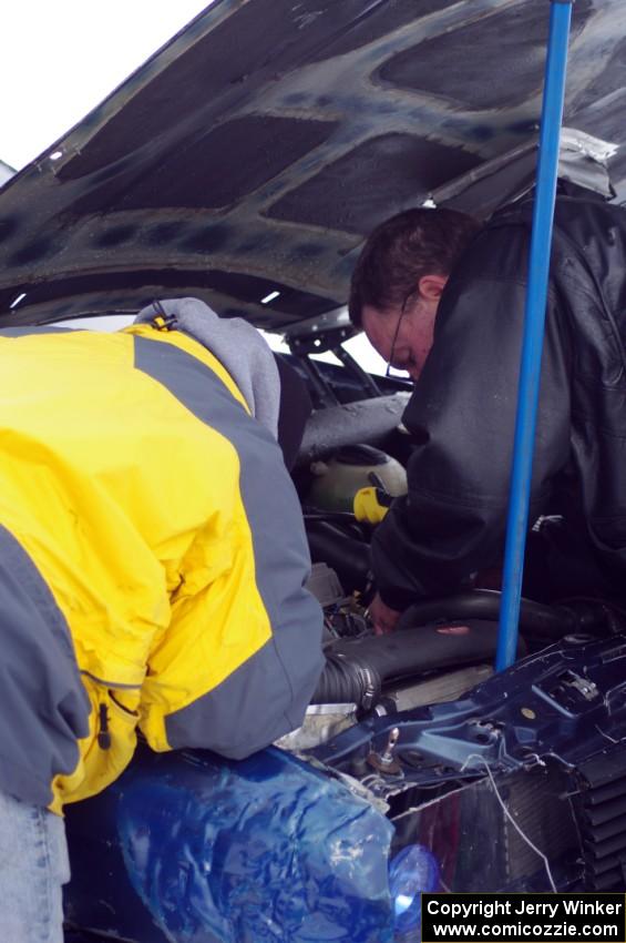 Mike Gardner / Jake Gardner VW GTI in the pits