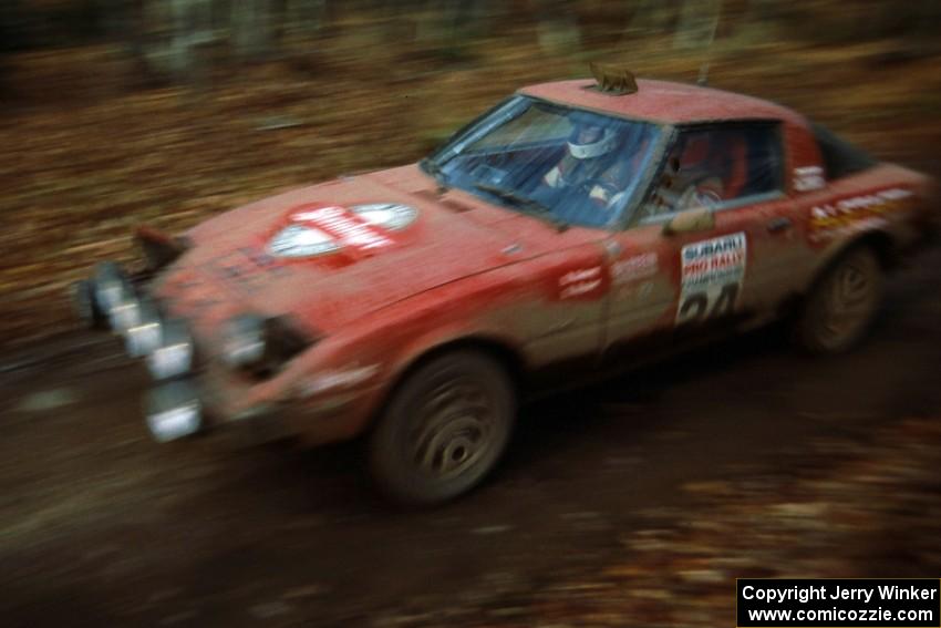 Bruce Newey / Kennon Rymer took ninth overall in their Mazda RX-7.