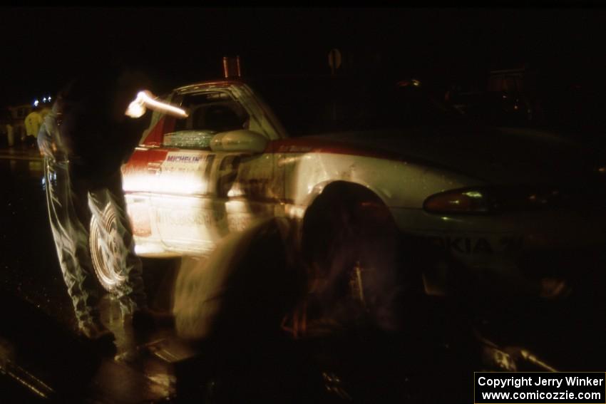 Steve Gingras / Bill Westrick Mitsubishi Eclipse at Kenton service(4).