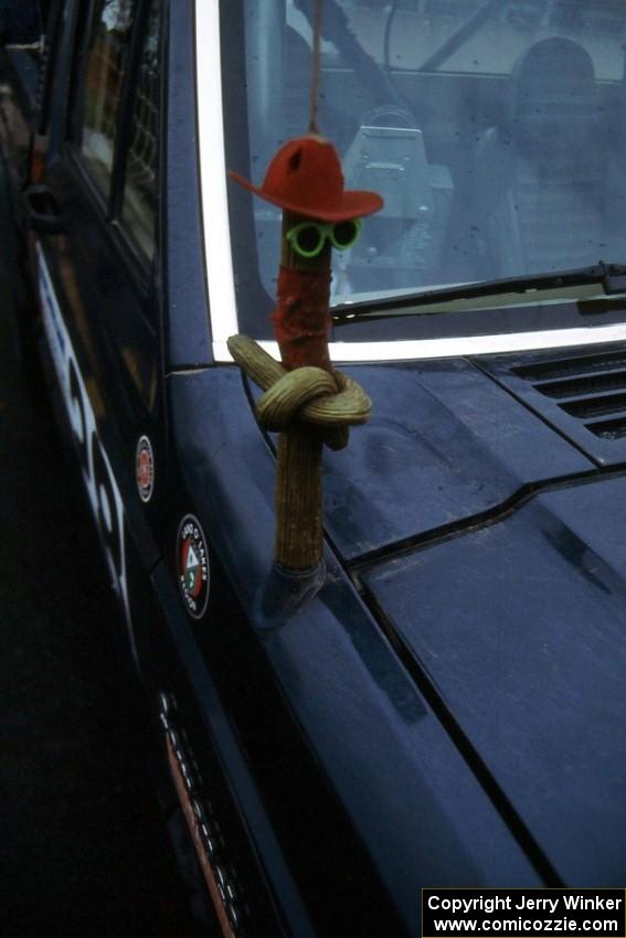 Antenna ornament on the Jeff Hendricks / Noble Jones Jeep Comanche.