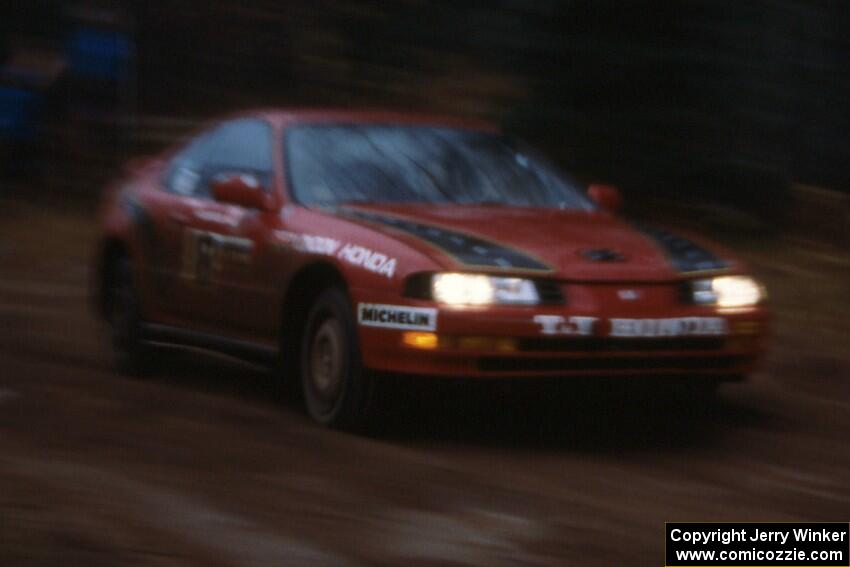 Walt Peterson / Harry Pressey in their Honda Prelude were 11th overall, first in Production class.