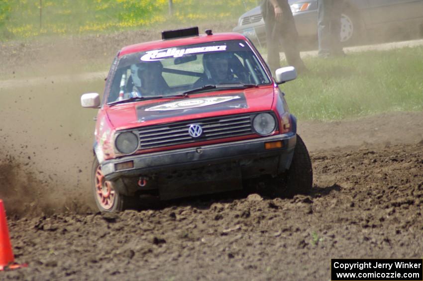 Dave Grenwis' M2 VW GTI (Dan Goldman is the passenger.)