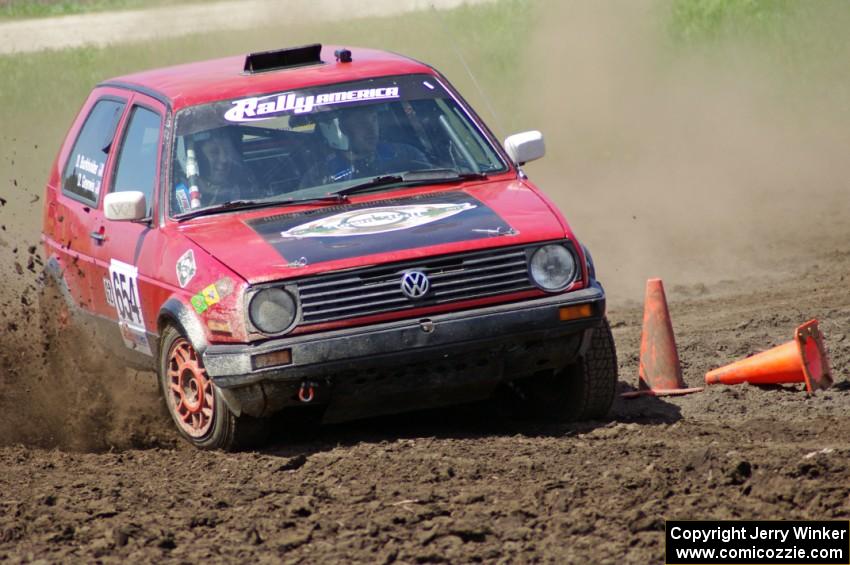 Dan Goldman in Dave Grenwis' M2 VW GTI