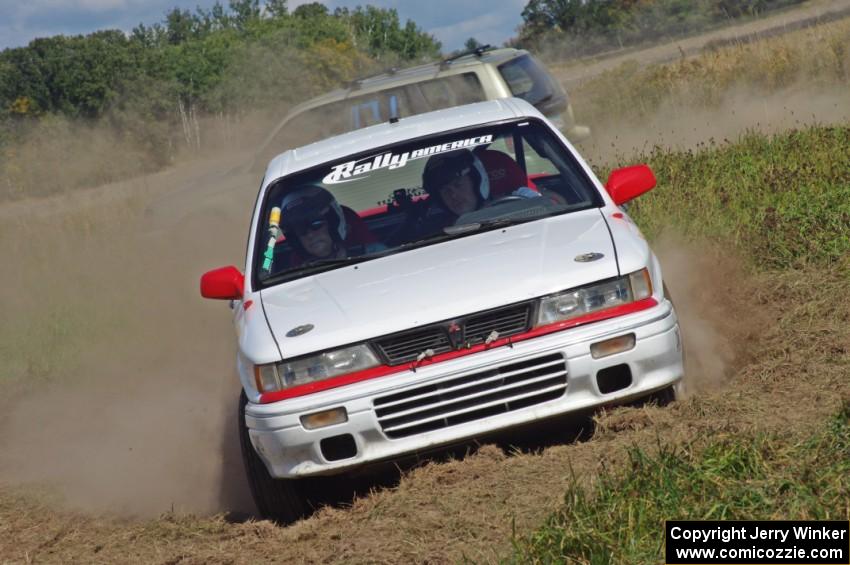 Brad Aaberg in Todd Jarvey's M4 Mitsubishi Galant VR-4