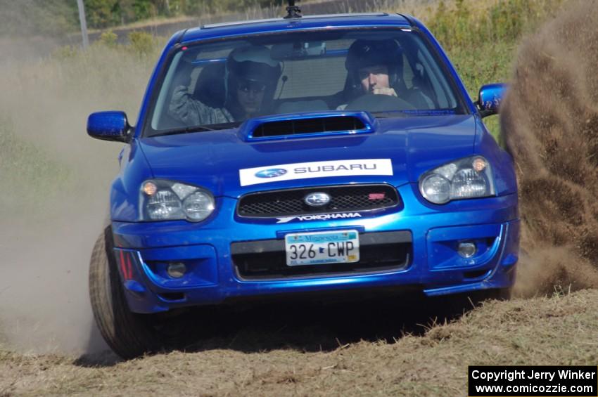 Tim Anderson's M4 Subaru WRX STi (Dave Goodman is the passenger.)