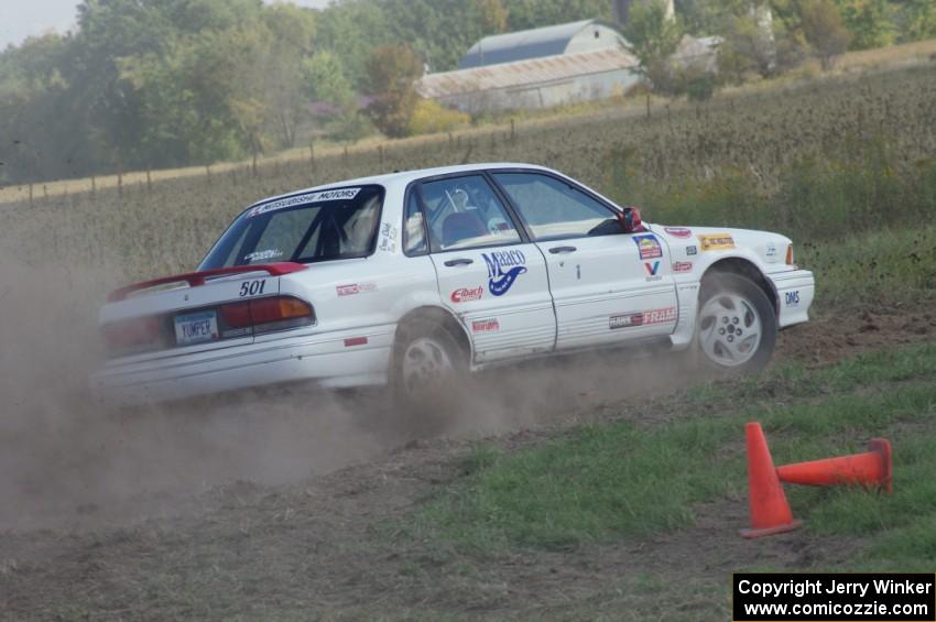 Brad Aaberg in Todd Jarvey's M4 Mitsubishi Galant VR-4