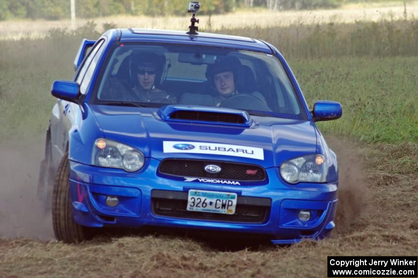 Tim Anderson's M4 Subaru WRX STi (Dave Goodman is the passenger.)